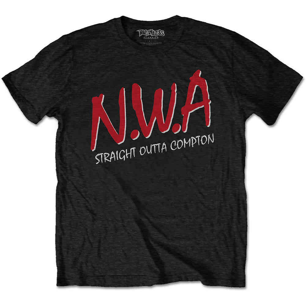N.W.A - Straight Outta Compton Heren Tshirt - Zwart
